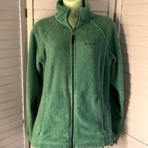 Columbia fleece jacket.  Women’s medium